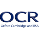 OCR Oxford Cambridge and RSA exam board logo in navy blue text.