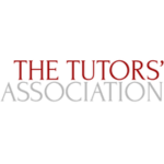 The Tutors' Association official logo featuring red text for THE TUTORS' above gray text for ASSOCIATION.
